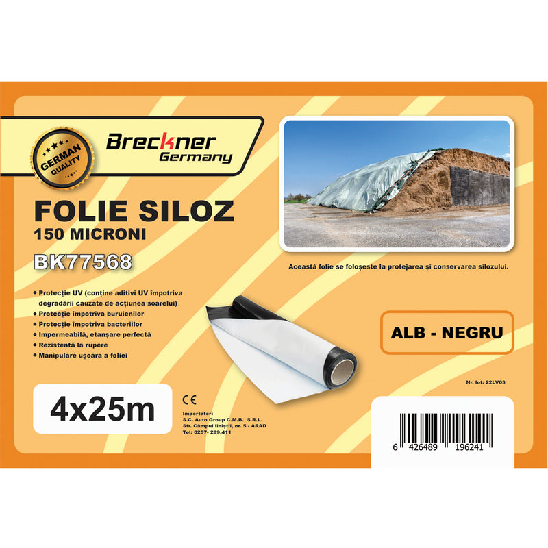 Film per insilato 4x25 m, 150 micron Breckner Germany