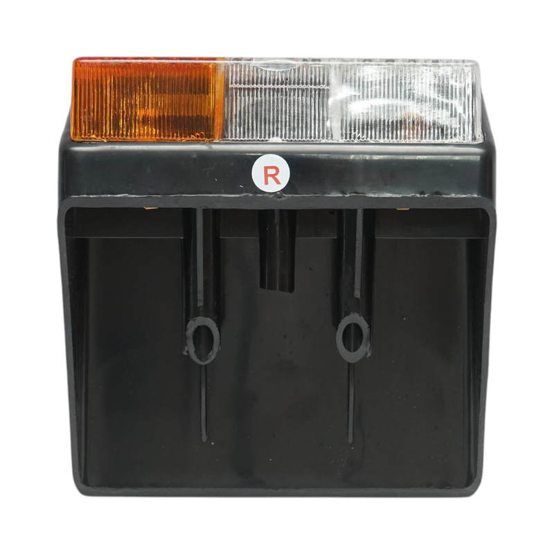 Set di indicatori di direzione anteriori e luci di posizione a 12V (sinistro/destro) per Deutz-Fahr, codice OEM 11002402A