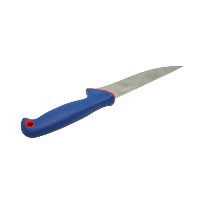 Coltello professionale per disosso da 15 cm, lama in acciaio 5Cr15MoV, manico in nylon blu e rosso. Breckner Germany