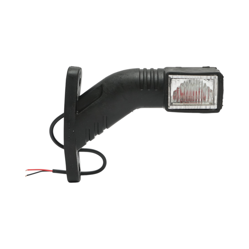 Set di luci di ingombro laterali a LED con braccio, 12V-24V, 3 funzioni (rosso-bianco-giallo), 140 mm Breckner Germany