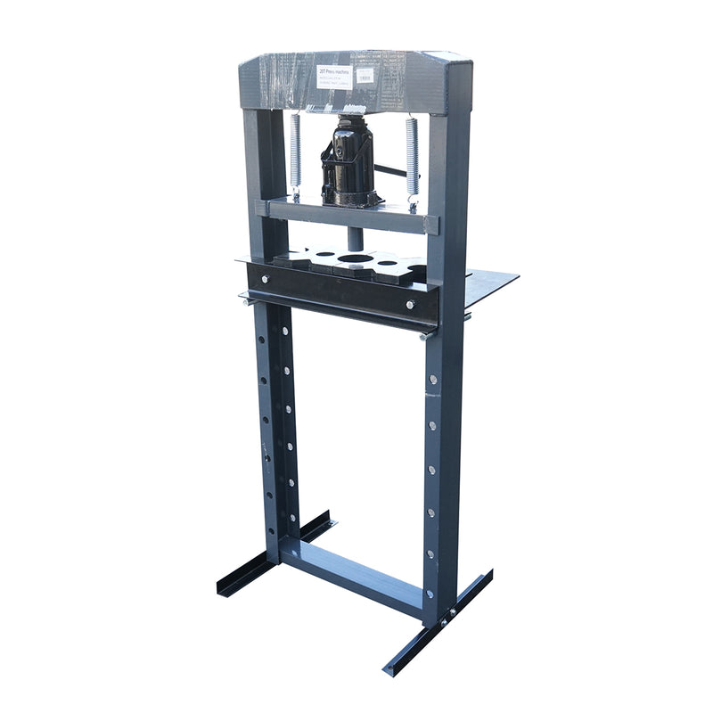Pressa idraulica 20T, apertura regolabile 30-950mm, corsa pistone 0-120mm