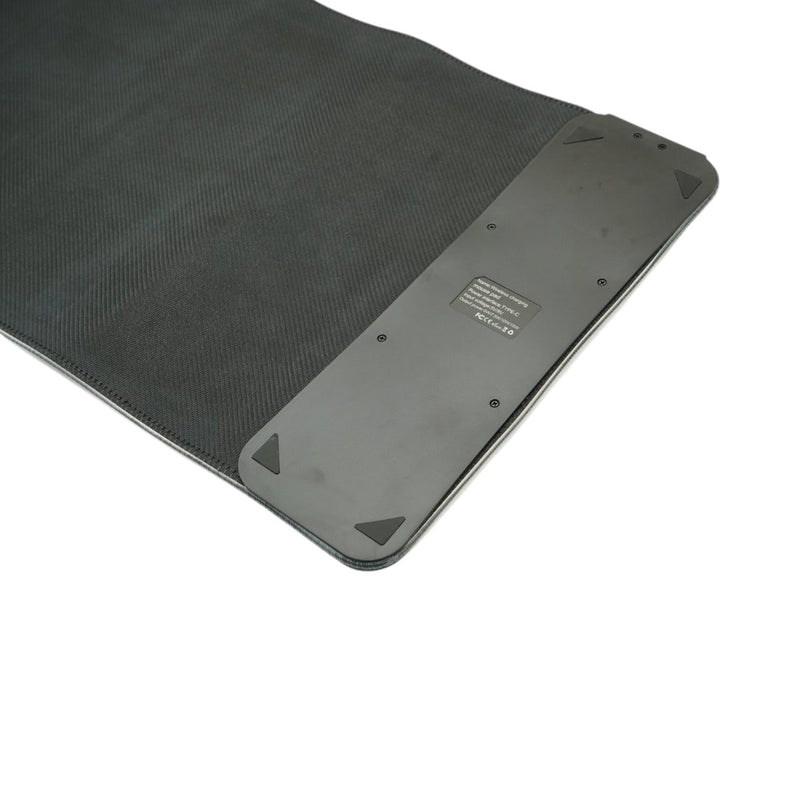 Mouse pad per gaming  con ricarica rapida wireless da 15 W, illuminazione LED RGB con 15 modalità e controllo touch, base antiscivolo in gomma, 80 × 30 cm