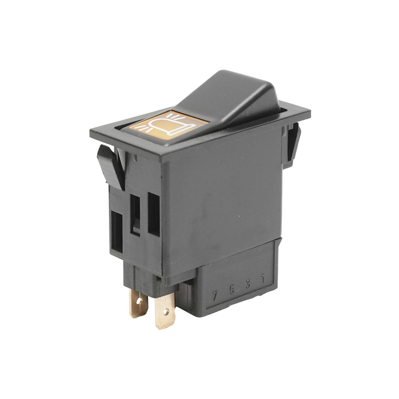 Interruttore per lampeggiante rotante 12 V per New Holland, Fiat e Case IH. Codice OEM: 82007618. Marca: Autospeed.