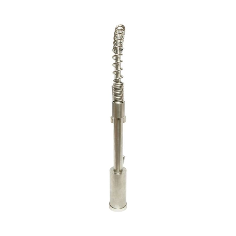 Rubinetto per lavello cucina con doccetta estraibile, molla flessibile, aeratore a due funzioni, finitura in acciaio inox satinato, lega di zinco, tubi di collegamento inclusi.