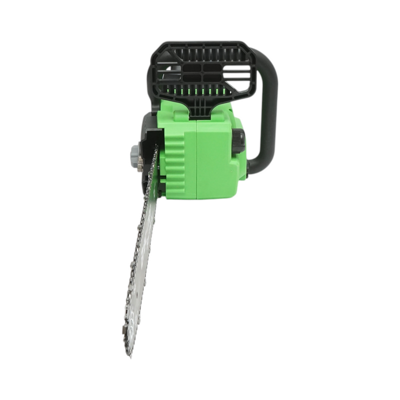 Motosega elettrica professionale con due batterie agli ioni di litio da 40 V e 4 Ah, display digitale a LED e barra da 16 pollici (400 mm). Breckner Germany