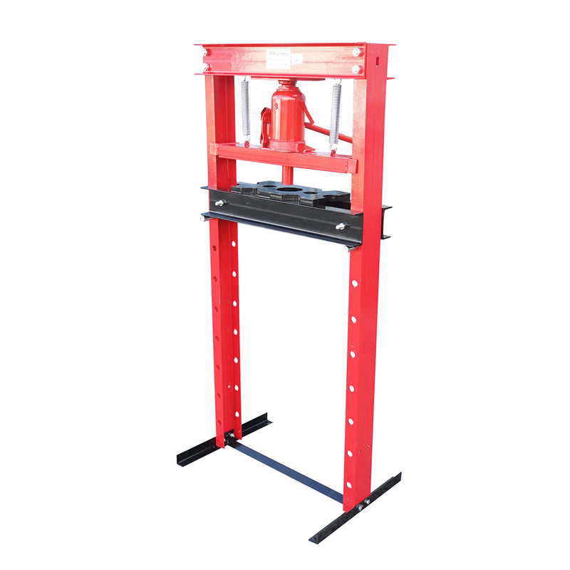 Pressa idraulica 30T, apertura regolabile 50-1050mm, corsa pistone 0-160mm