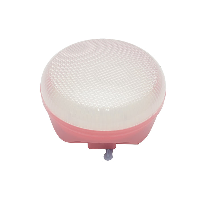 Lampada LED da 200W con pannello solare e batteria da 2400mA, colore rosa