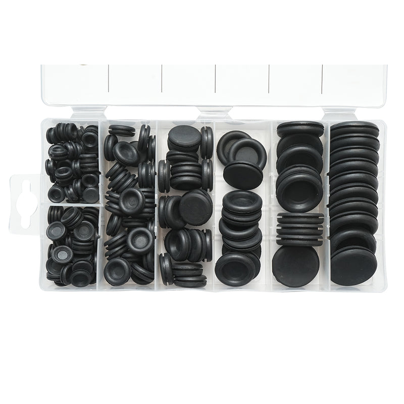 Kit di tappi in gomma per carrozzeria (M7-M25) – 170 pezzi