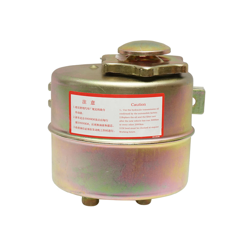 Filtro decantatore per olio idraulico con serbatoio metallico e elemento filtrante integrato, attacco ridotto M20x1.5