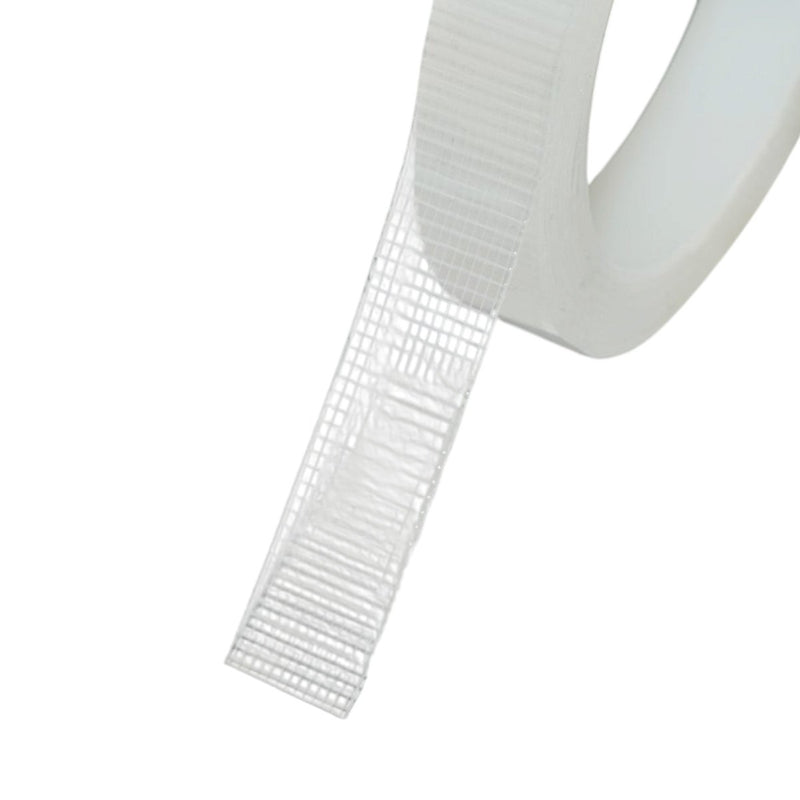 Nastro biadesivo acrilico trasparente rinforzato HighPower 18 mm x 3 m