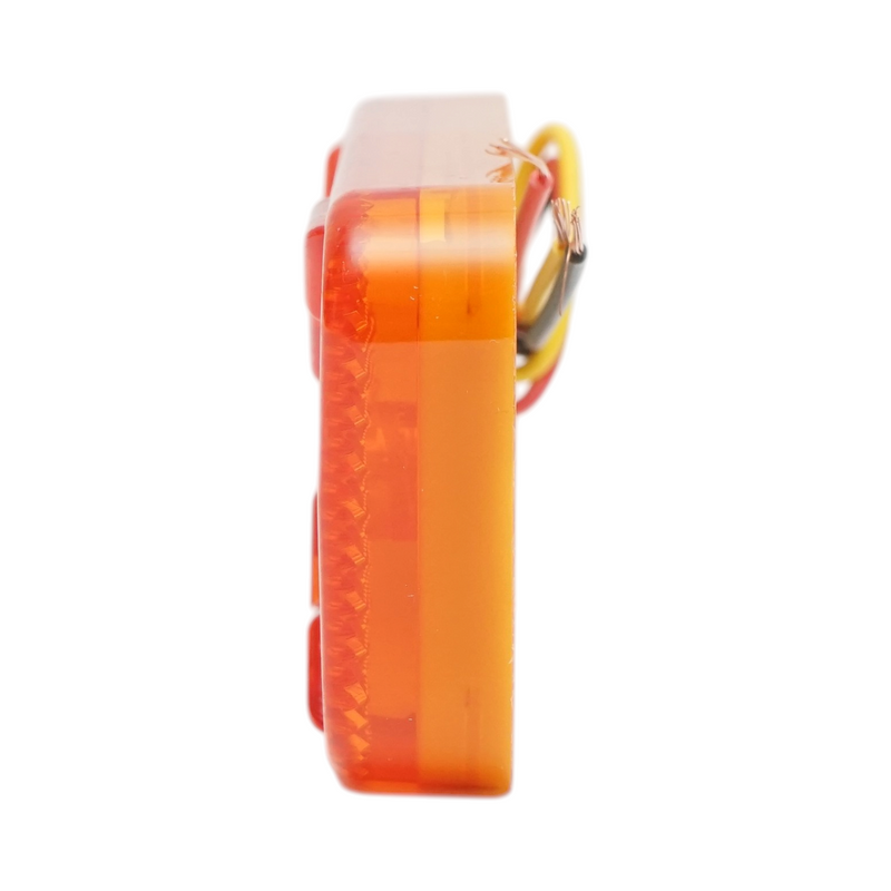 Luce di ingombro laterale a LED 12V-24V, ambra, 2 funzioni, modello X NEON, 30 LED, 110x52x16 mm Breckner Germany