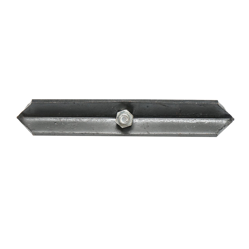 Vomere per coltivatore 215x35x5 mm con bullone e dado