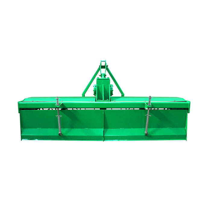 FRESATRICE AGRICOLA PER TRATTORE 200 cm, 58 lame, attacco a 3 punti, 60-90 CV, albero cardanico incluso, Zappatrice per trattore