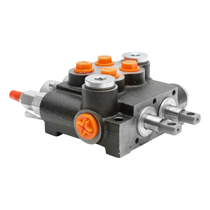 DISTRIBUTORE OLEODINAMICO con 2 leve, lunghezza cavo 2,5 m pressione 250 bar portata 40 l/min