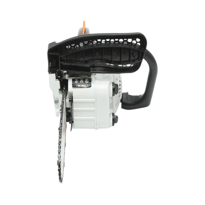 Motosega a scoppio professionale THOR a 2 tempi, 25,4 cc, 1,2 CV, 8500 giri/min, barra da 12 pollici (300 mm)