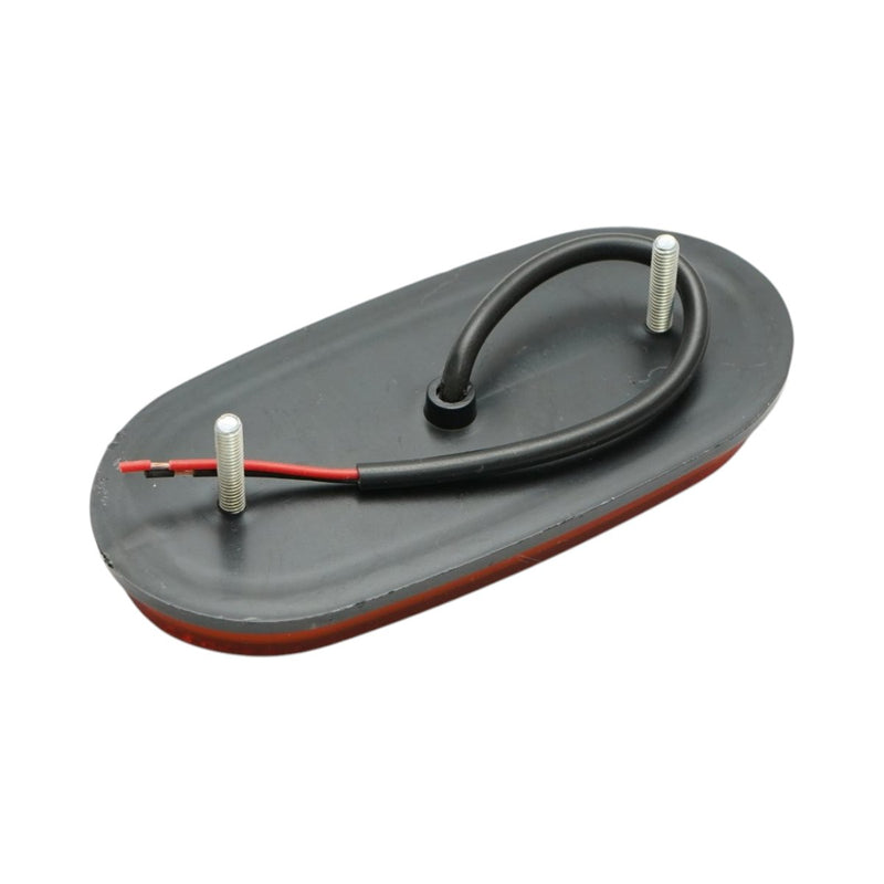 Luce di ingombro laterale ovale a LED effetto neon, 12V-24V, ambra, 21 LED, 110x50x13 mm Breckner Germany