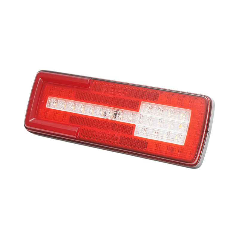 Fanale posteriore a LED universale 12V/24V a 6 funzioni, 220x80x24,5 mm, IP67 Breckner Germany