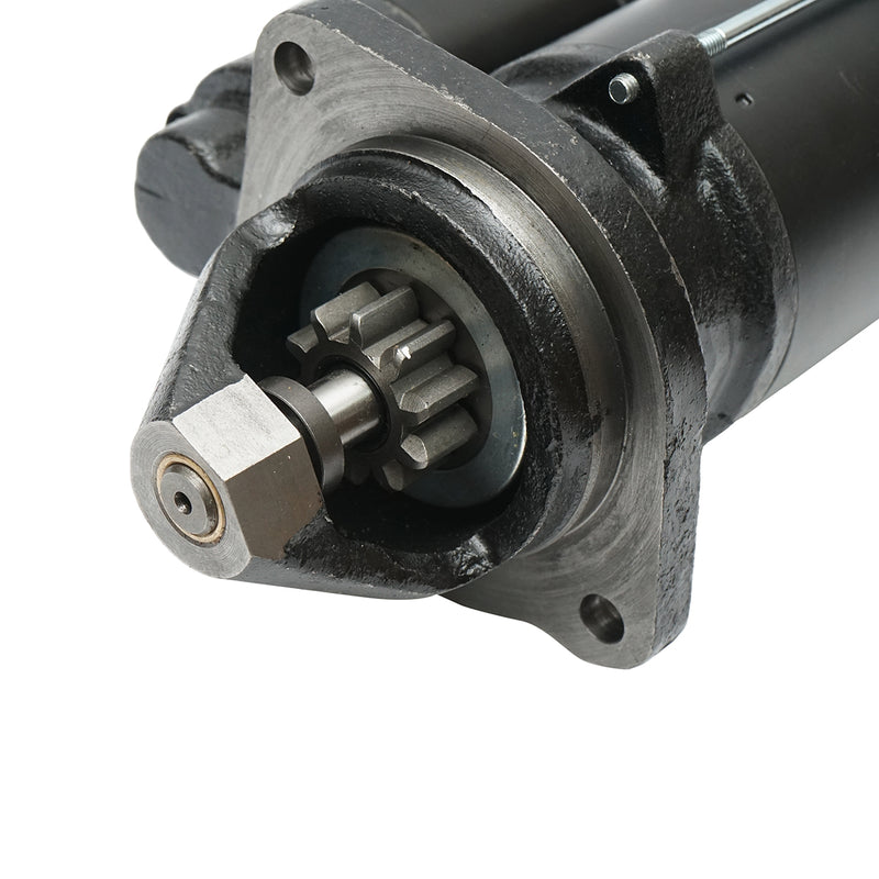 Motorino di avviamento 12 V / 2,8 kW, Z = 10, con fissaggio a 3 punti per trattore Case IH. Codice OEM: 234987A1
