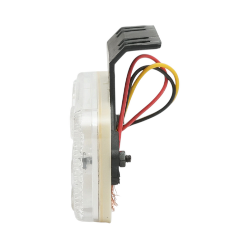 Luce di ingombro laterale a LED bianchi con staffa, 12V-24V, 2 funzioni, modello X NEON, 30 LED, 110x52x16 mm Breckner Germany