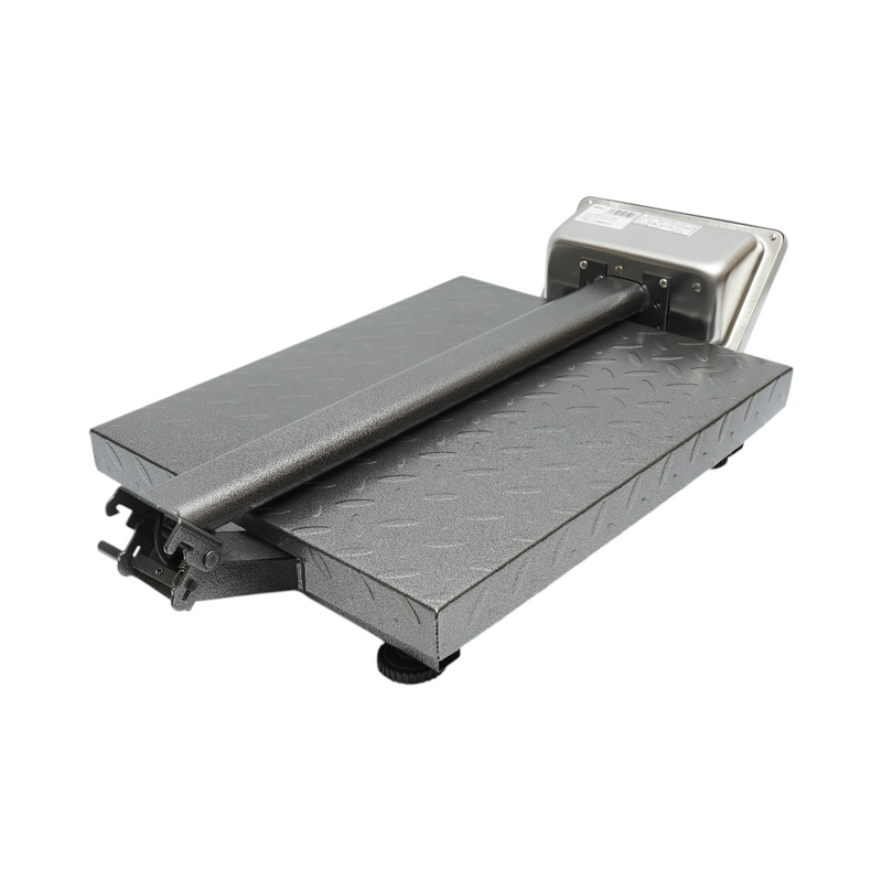 Cantar electronic de podea 350kg tip platforma 500x400mm cu brat pliabil, afisaj LCD Breckner Germany
