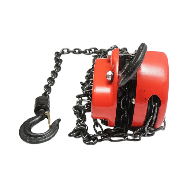 Paranco manuale a catena da 2,5 m, carico massimo 1000 kg, gancio di sicurezza Breckner Germany