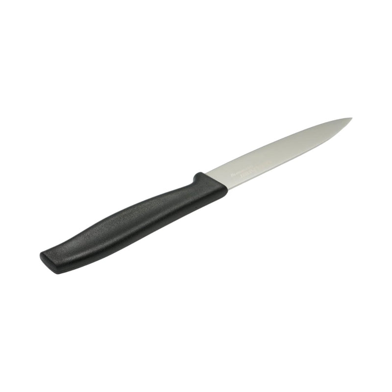 Coltello da pelatura 10 cm, lama in acciaio 5Cr15MoV, manico in PP nero. Breckner Germany