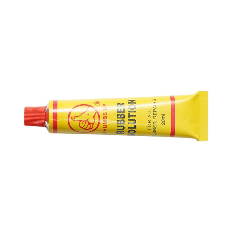 Set di 16 toppe di vulcanizzazione rotonde per pneumatici e camere d'aria (50 mm) + 1 tubetto di adesivo (20 ml)