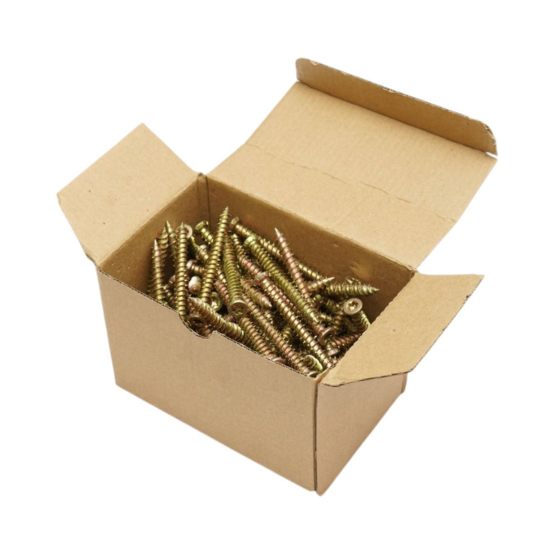 Vite per il fissaggio di serramenti 7,5x72 mm, Torx TX30, acciaio zincato giallo, 100 pz/scatola