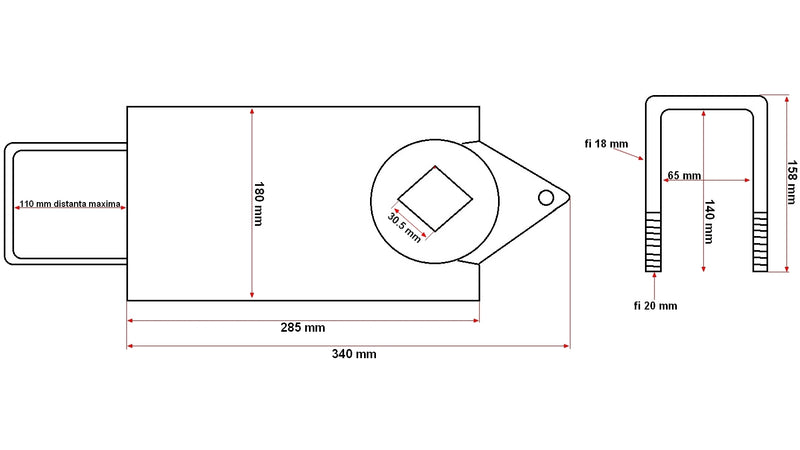 Supporto e morsetto per alloggiamento cuscinetto ST491