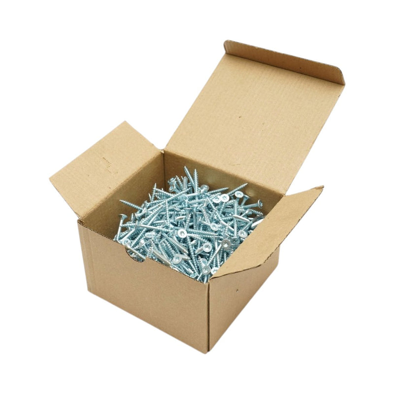 Vite autofilettante per legno 4x50 mm, testa svasata Torx TX20, acciaio zincato, 500 pz/scatola