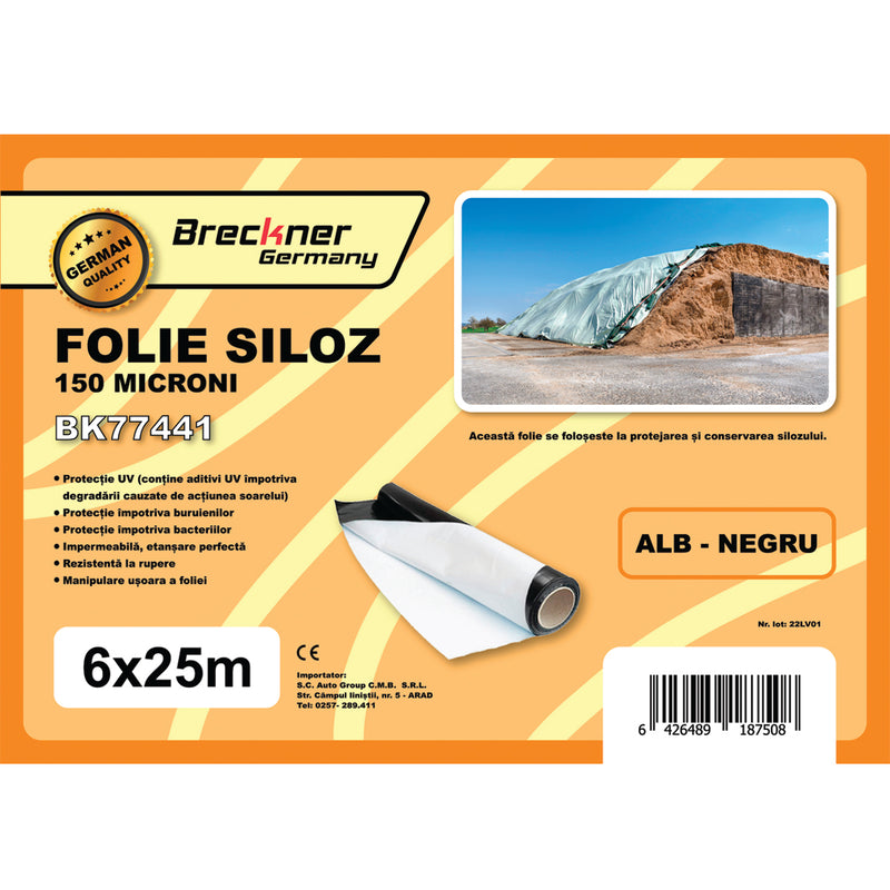 Film per insilato 6x25 m, 150 micron Breckner Germany