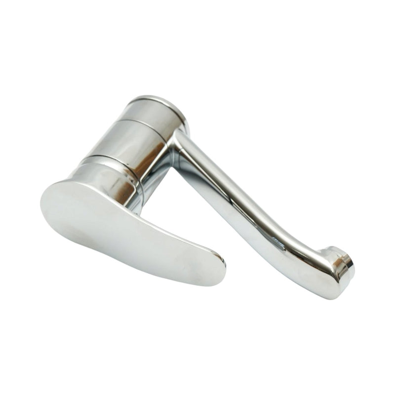 Miscelatore per lavello cucina con canna girevole, monocomando, finitura cromo lucido, flessibili inclusi Breckner Germany