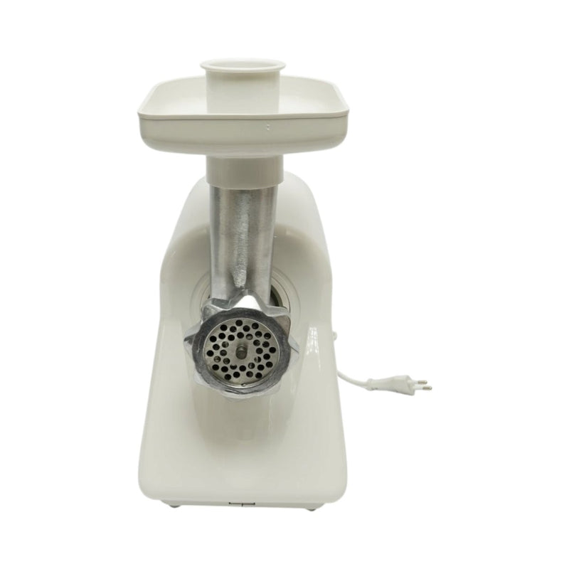Tritacarne elettrico da 2000 W, 220 V, con lama in acciaio inox, accessorio per insaccati e 2 dischi in acciaio inox (da 5 mm e 7 mm) inclusi.