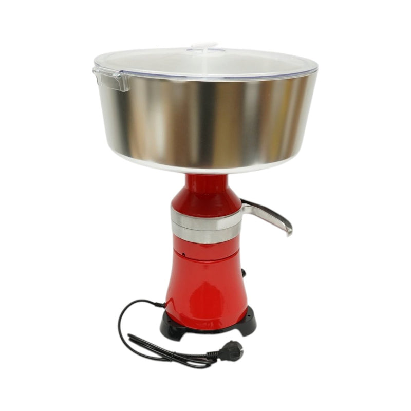 Separatore di panna dal latte o per scrematura automatica 200W, 220V, contenitore in acciaio inox con coperchio 12L, velocità regolabile, capacità 100 L/h