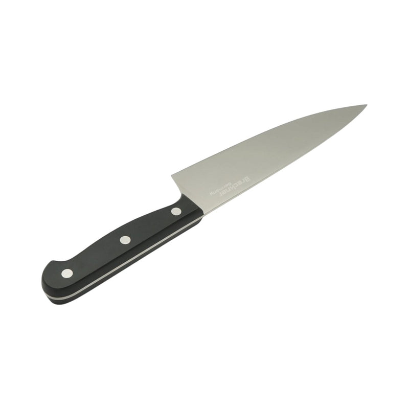 Coltello da chef professionale da 20 cm, lama in acciaio 5Cr15MoV, manico in POM nero Breckner Germany