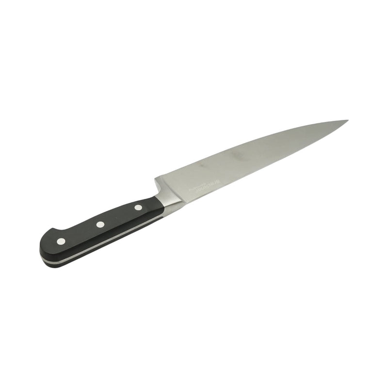 Coltello da chef professionale da 25 cm, lama in acciaio 5Cr15MoV, manico in ABS nero Breckner Germany