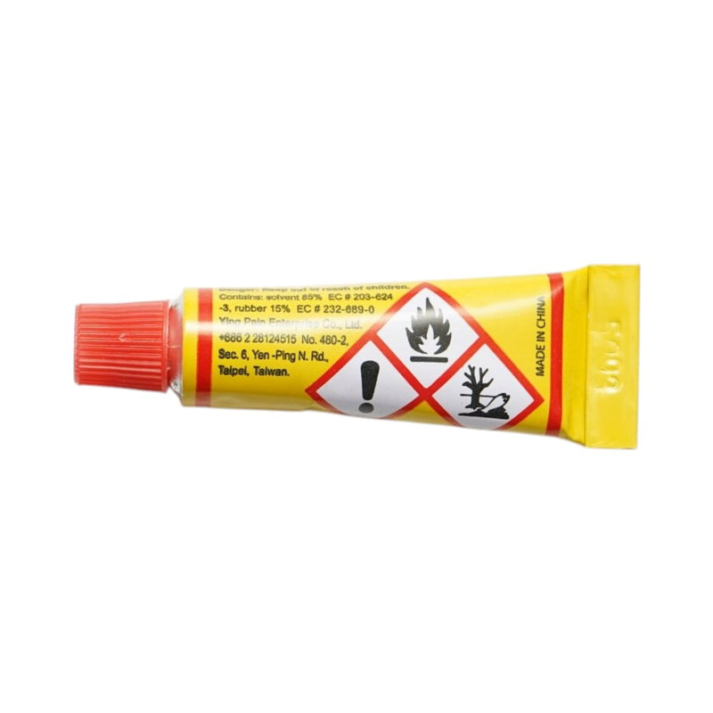 Tubetto di adesivo per vulcanizzazione a freddo, per la riparazione di pneumatici e camere d'aria, 5 ml, 12 pezzi/confezione
