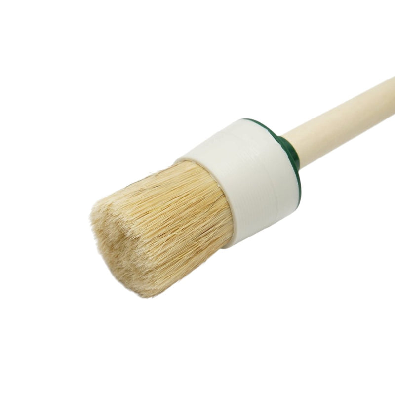 Pennello tondo da 45 mm n. 14, setole in PET, manico in legno Breckner Germany