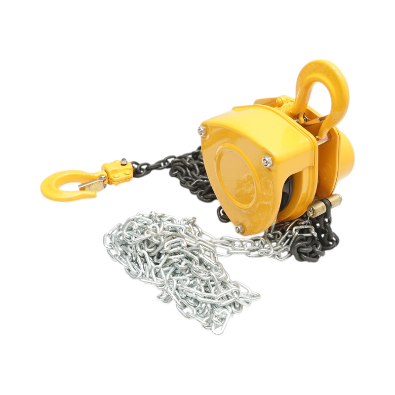 Paranco manuale a catena da 3 m, portata massima 1000 kg, gancio di sicurezza da 1 t Breckner Germany