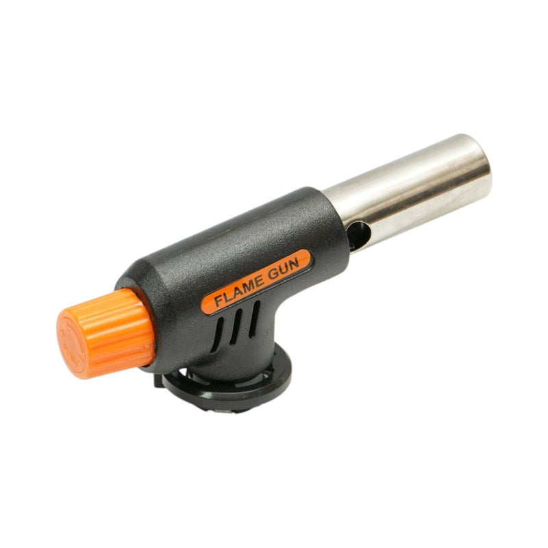 Testina per torcia a gas, accensione piezoelettrica, fiamma regolabile a 1300°C (Flame Gun)