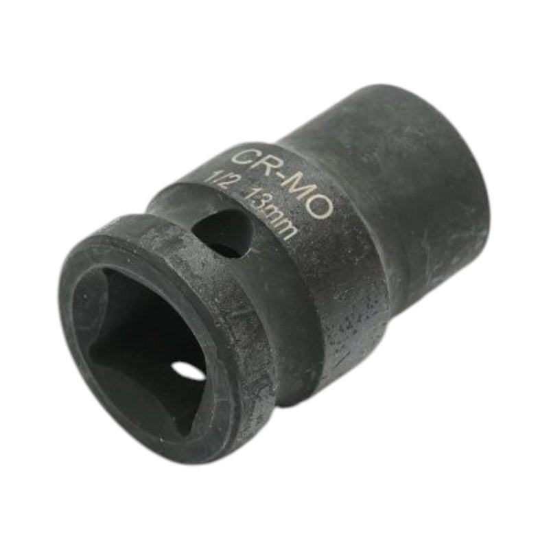 Bussola a impatto da 13 mm, lunghezza 38 mm, attacco quadro da 1/2", acciaio al cromo-molibdeno (Cr-Mo) Breckner Germany