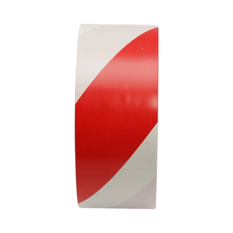Nastro segnaletico e di marcatura a pavimento HighPower in PVC rosso-bianco 48 mm x 33 m