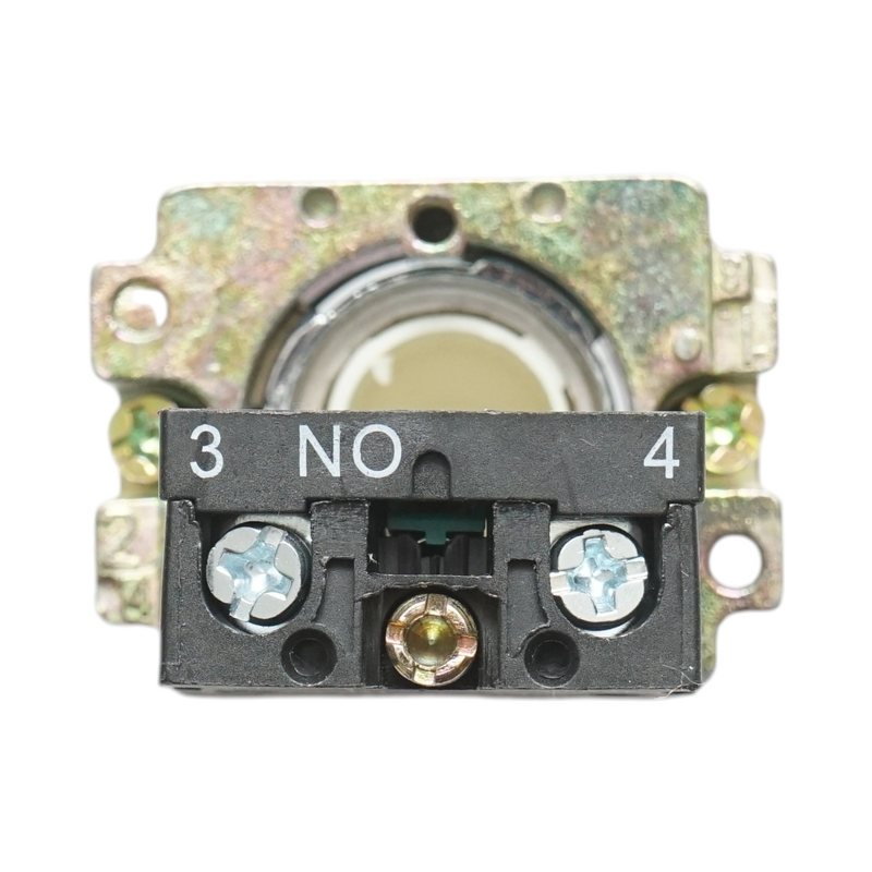 Pulsante di comando bianco con protezione IP65, 1NO, 400V/10A, LAY5 Breckner Germany
