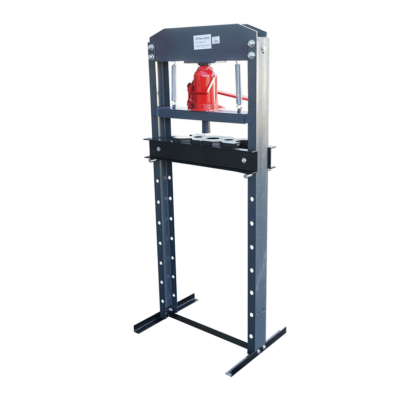 Pressa idraulica 32T, apertura regolabile 50-1050mm, corsa pistone 0-140mm