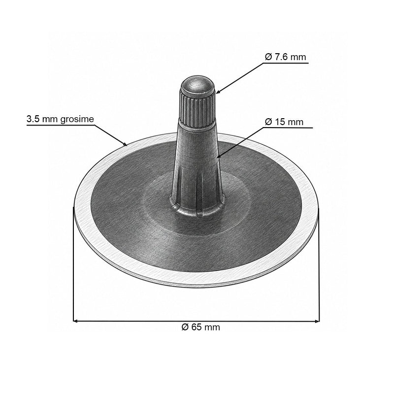 Valvola per camera d'aria premium TR15 Breckner Germany