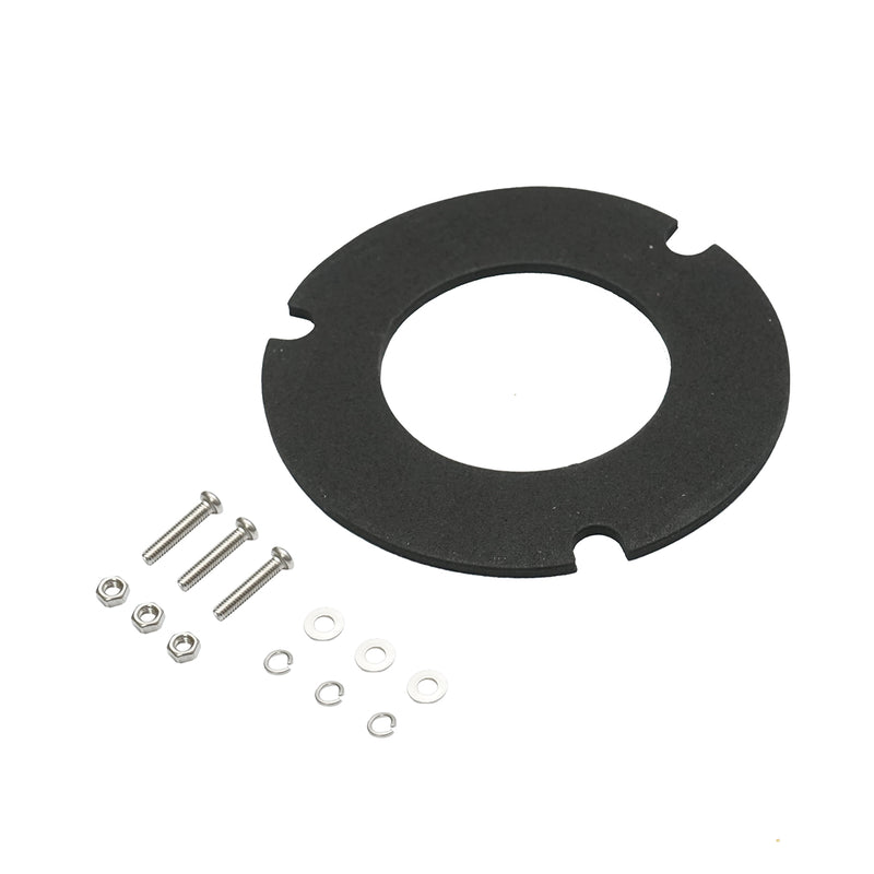 Lampeggiante a LED 10-30V a 3 funzioni, fissaggio a 3 viti, IP65