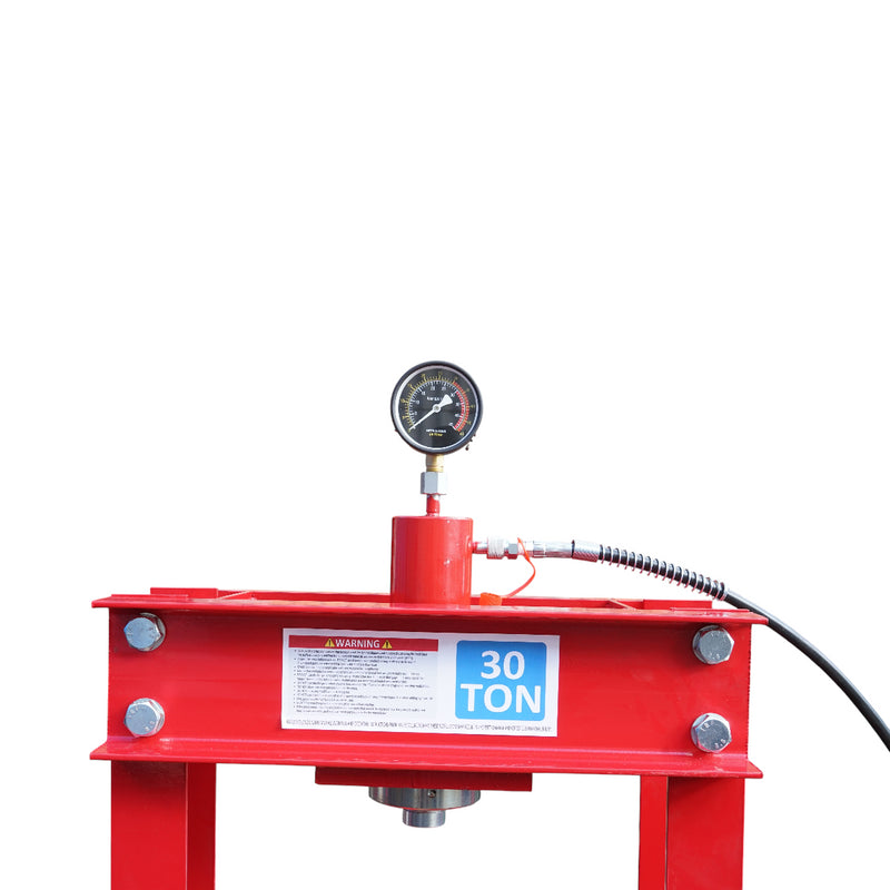 Pressa idraulica 30T, apertura regolabile 0-820mm, corsa pistone 0-160mm