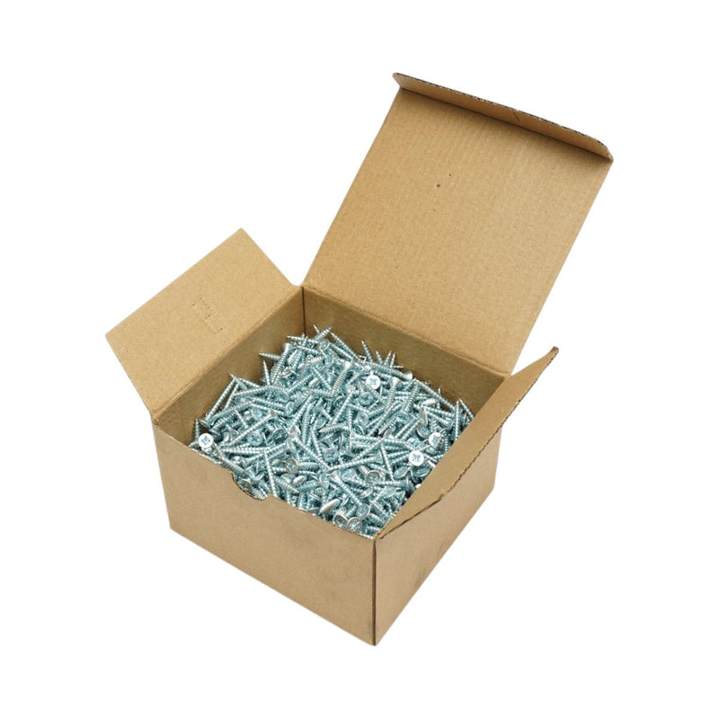 Vite autofilettante per legno 4x30 mm, testa svasata PZ2, acciaio zincato, 1000 pz/scatola