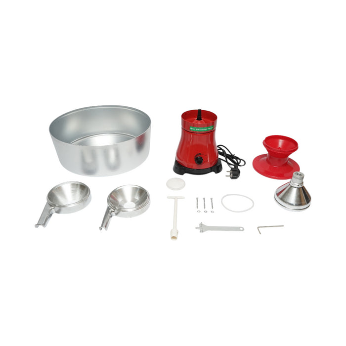 Separatore di panna dal latte o per scrematura automatica, 300W, 220V, recipiente in alluminio da 12L, capacità 80L/h.