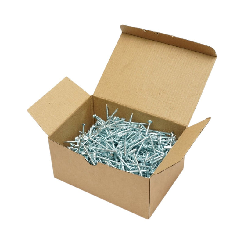 Vite autofilettante per legno 4x60 mm, testa svasata Torx TX20, acciaio zincato, 500 pz/scatola